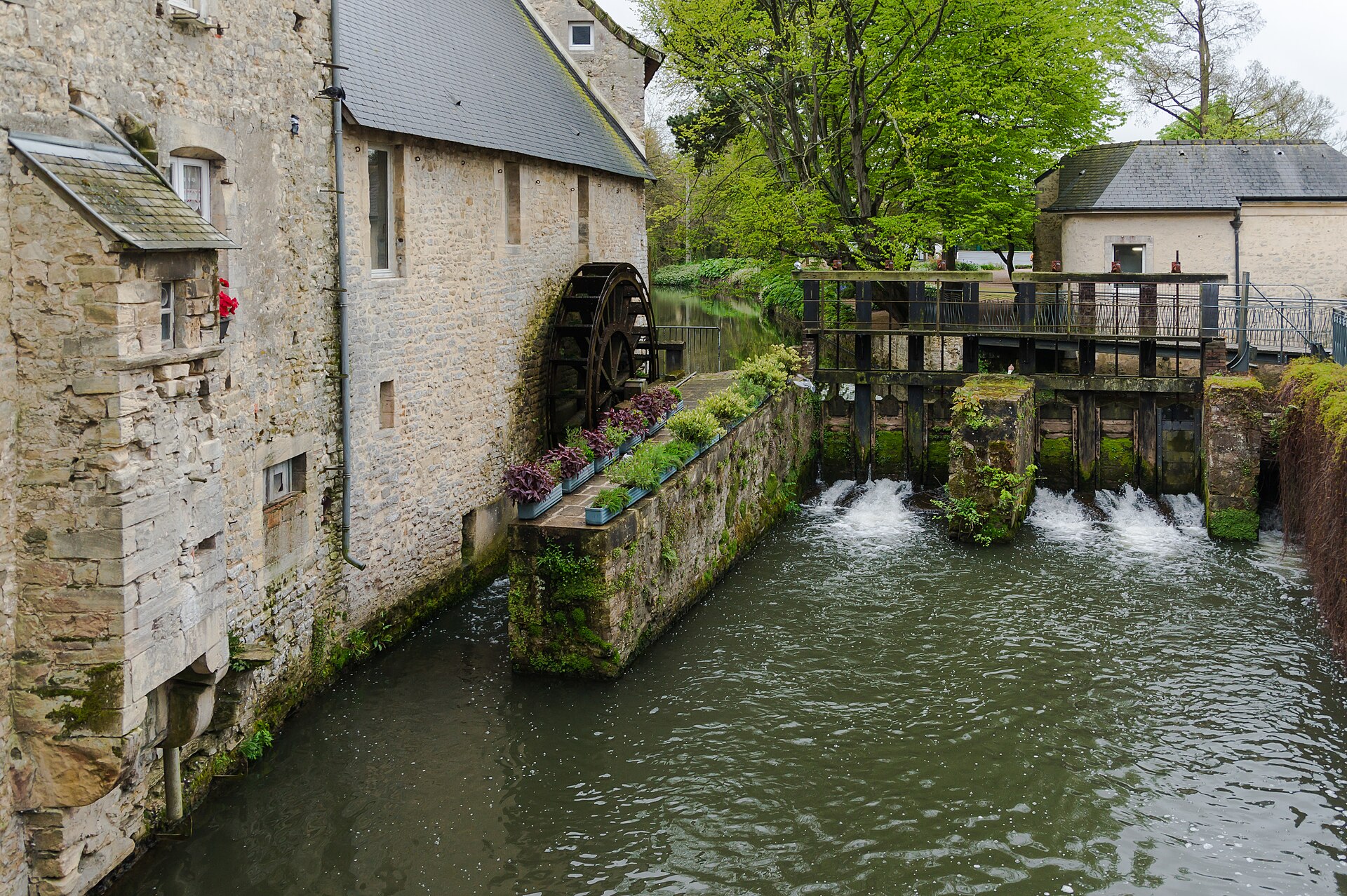 Moulin sur l'Aure à Bayeux